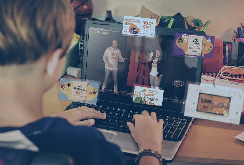 Colégio promove encontros virtuais e festas itinerantes